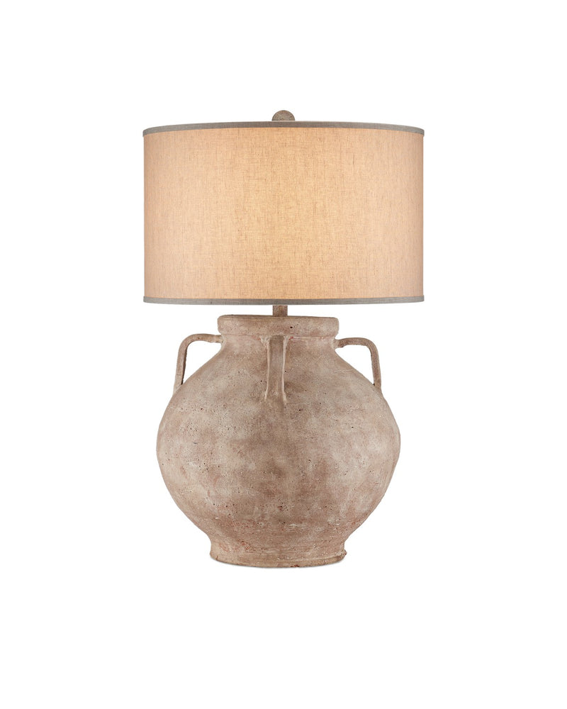 Currey and Company - 6000-0968 - One Light Table Lamp - Pompeii Table Lamp - Brownish Gray