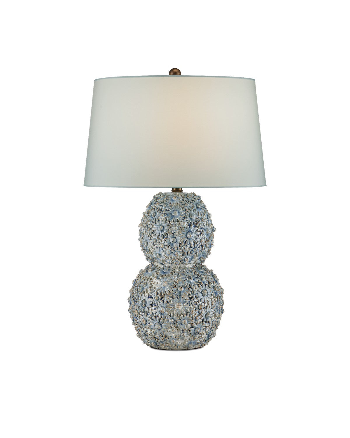 Currey and Company - 6000-0993 - One Light Table Lamp - Jessamine Collection - Cloud Blue