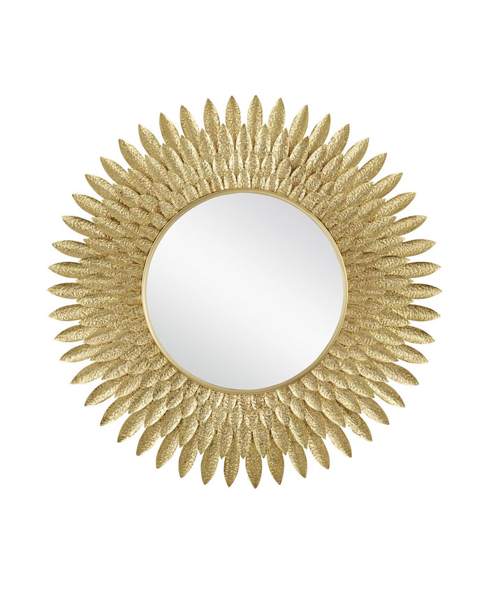 Currey and Company - 1000-0160 - Mirror - Brass