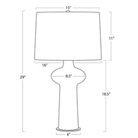Regina Andrew - 13-1561 - One Light Table Lamp - Sabina - Ivory