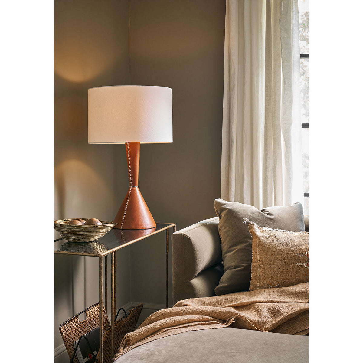 Regina Andrew - 13-1564 - One Light Table Lamp - Denver - Brown