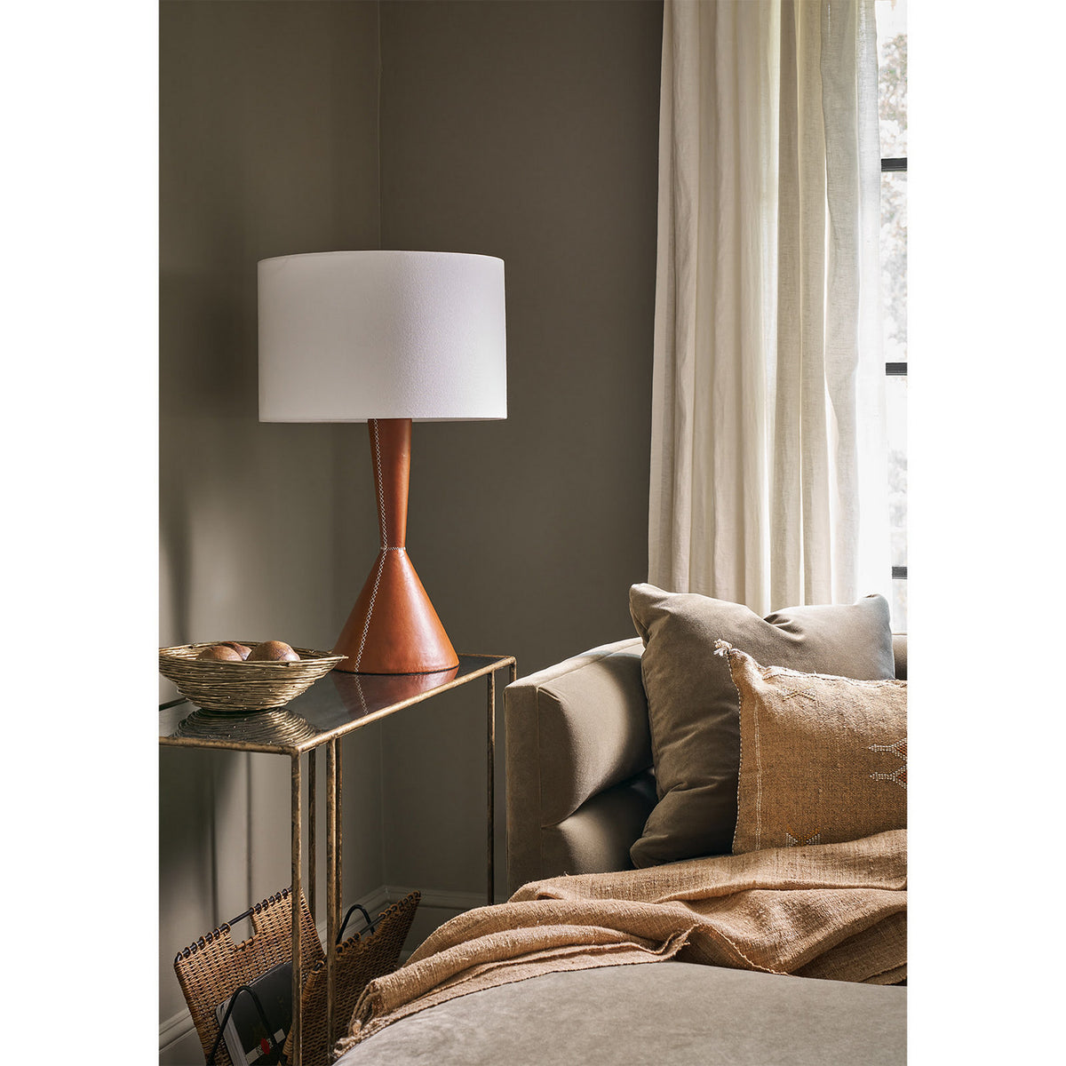 Regina Andrew - 13-1564 - One Light Table Lamp - Denver - Brown