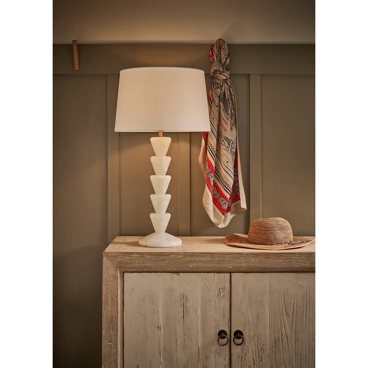 Regina Andrew - 13-1657 - One Light Table Lamp - Patricia Jade - Natural Stone