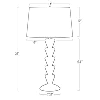 Regina Andrew - 13-1657 - One Light Table Lamp - Patricia Jade - Natural Stone