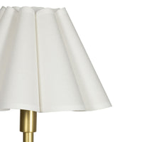 Regina Andrew - 13-1681NB-WT - One Light Buffet Lamp - Polly - Natural Brass