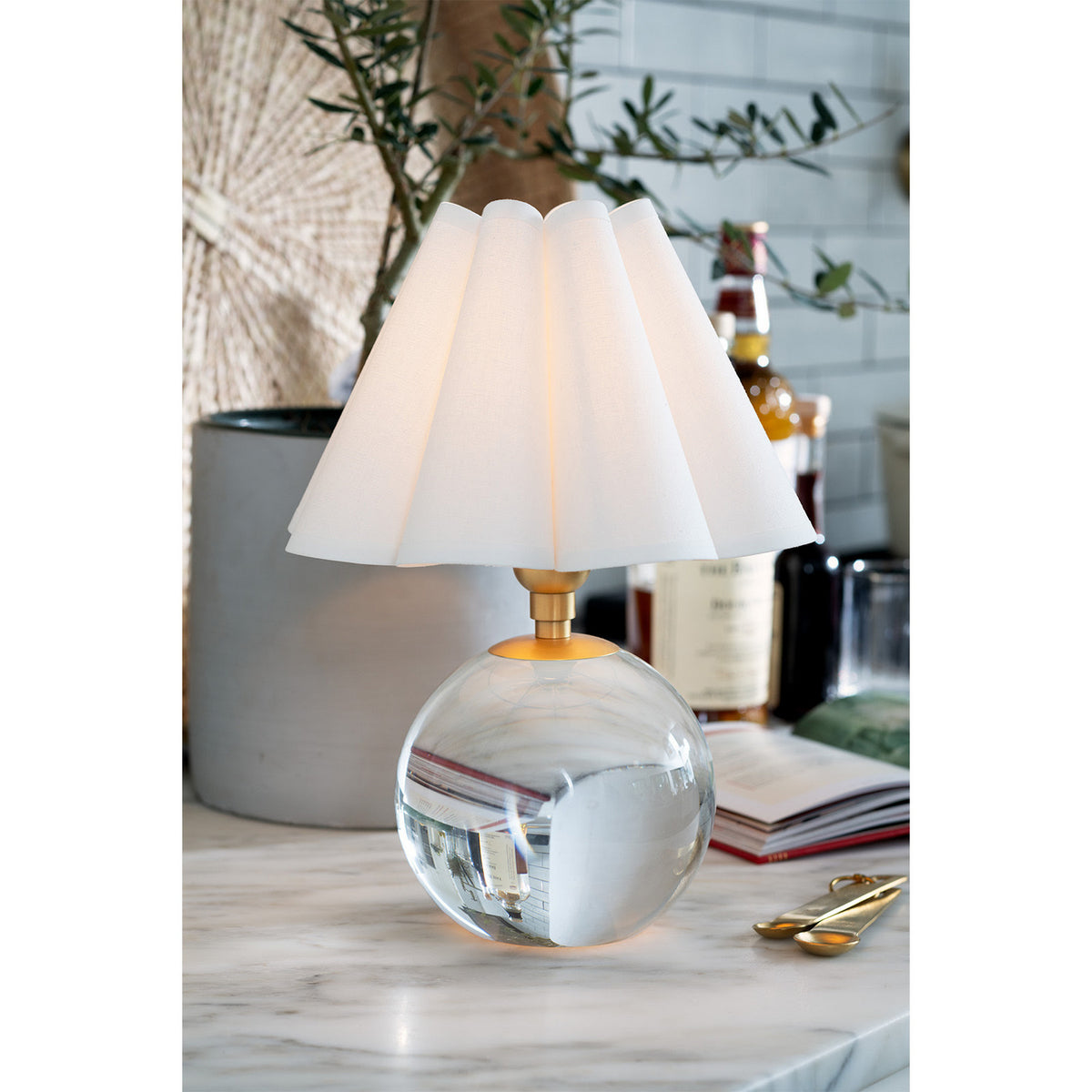 Regina Andrew - 13-1694NB-WT - One Light Mini Lamp - Giorgio - Clear