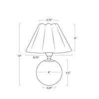 Regina Andrew - 13-1694NB-WT - One Light Mini Lamp - Giorgio - Clear