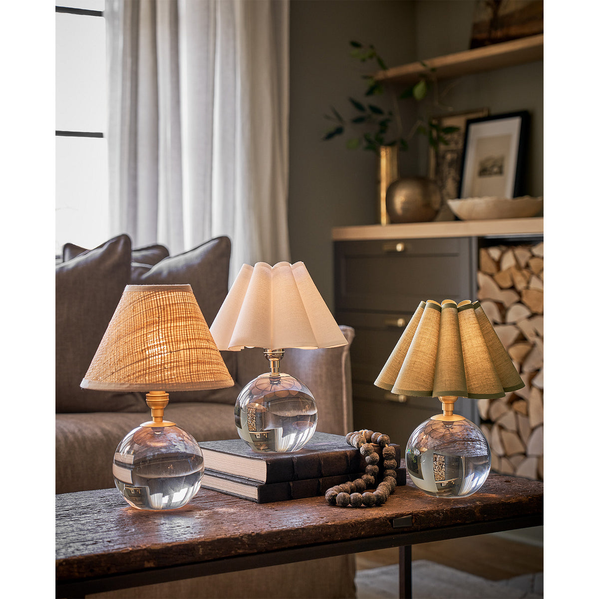 Regina Andrew - 13-1694PN-GRN - One Light Mini Lamp - Giorgio - Clear