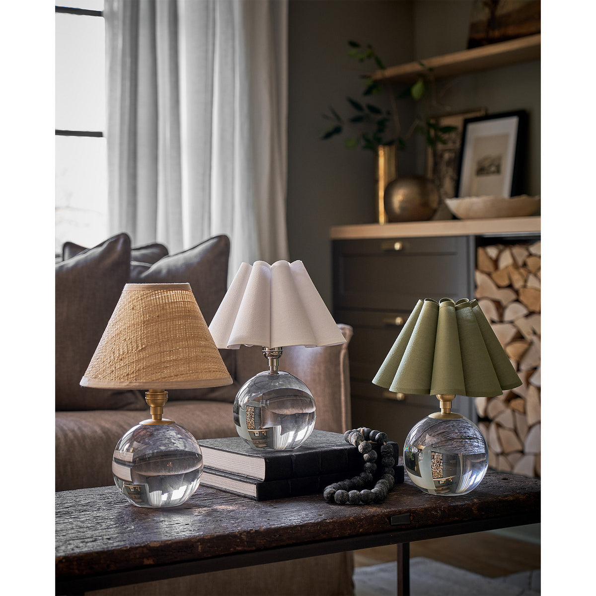 Regina Andrew - 13-1694PN-GRN - One Light Mini Lamp - Giorgio - Clear