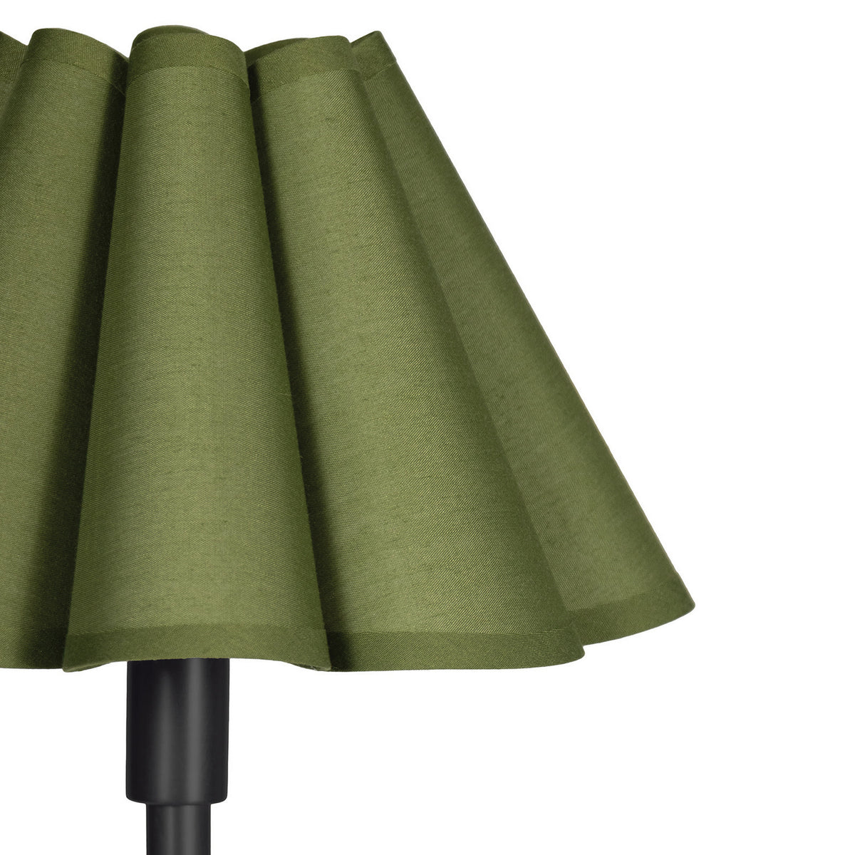 Regina Andrew - 14-1066BB-GRN - Two Light Floor Lamp - Polly - Blackened Brass