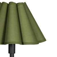Regina Andrew - 14-1066BB-GRN - Two Light Floor Lamp - Polly - Blackened Brass