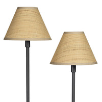 Regina Andrew - 14-1066BB-RAT - Two Light Floor Lamp - Polly - Blackened Brass