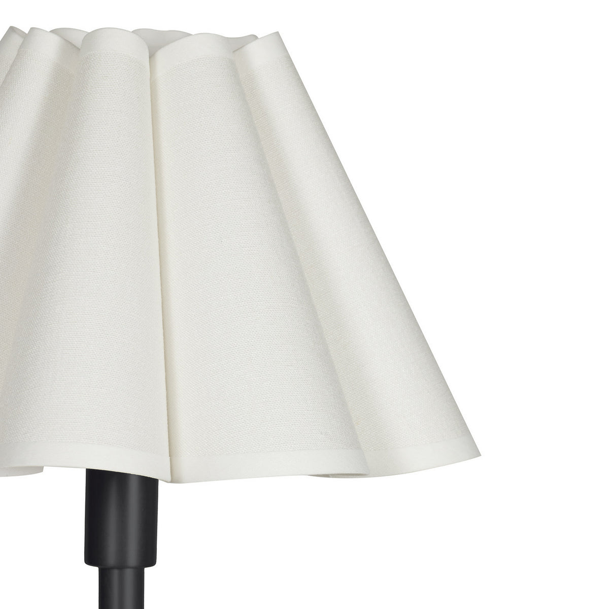 Regina Andrew - 14-1066BB-WT - Two Light Floor Lamp - Polly - Blackened Brass