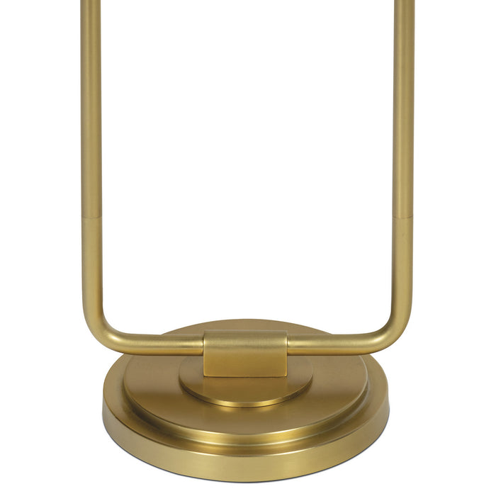 Regina Andrew - 14-1066NB-WT - Two Light Floor Lamp - Polly - Natural Brass