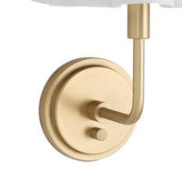 Regina Andrew - 15-1241NB-WT - One Light Wall Sconce - Polly - Natural Brass