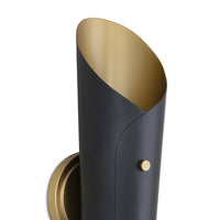 Regina Andrew - 15-1244BBNB - Two Light Wall Sconce - Vest - Blackened Brass