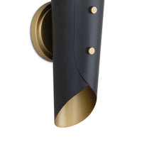 Regina Andrew - 15-1244BBNB - Two Light Wall Sconce - Vest - Blackened Brass
