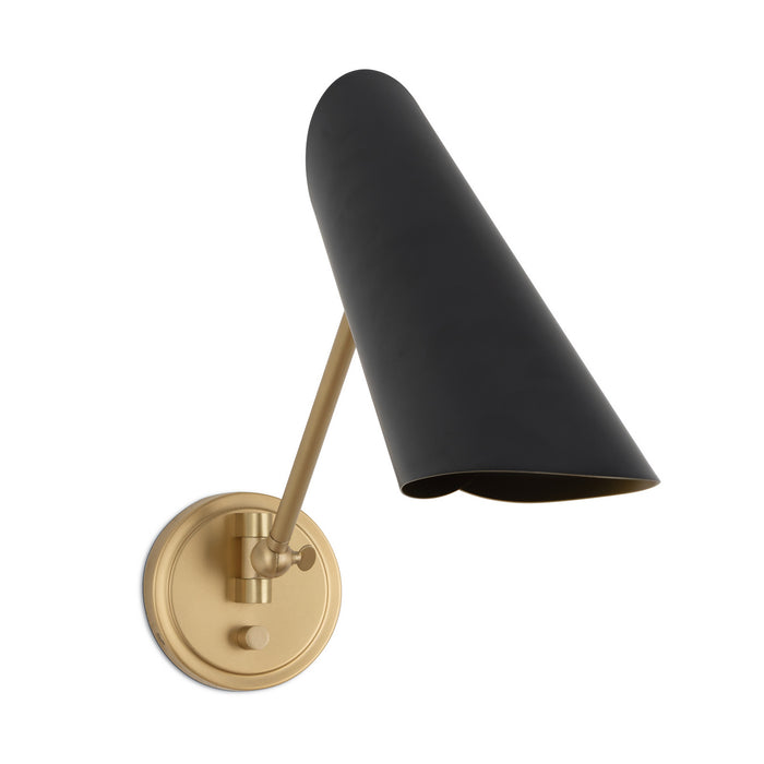 Regina Andrew - 15-1249BBNB - One Light Wall Sconce - Vest - Blackened Brass