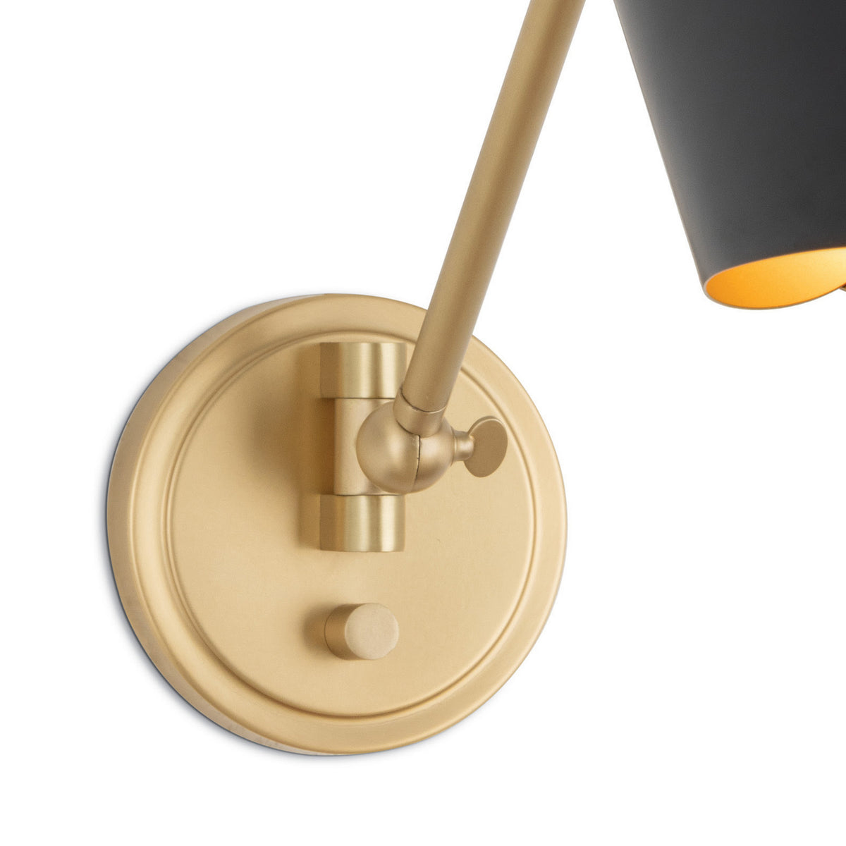 Regina Andrew - 15-1249BBNB - One Light Wall Sconce - Vest - Blackened Brass