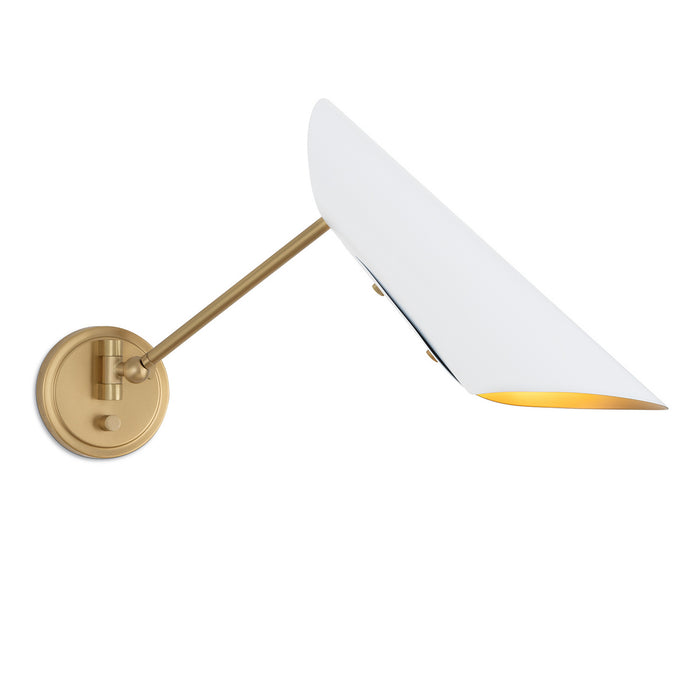 Regina Andrew - 15-1249WTNB - One Light Wall Sconce - Vest - White