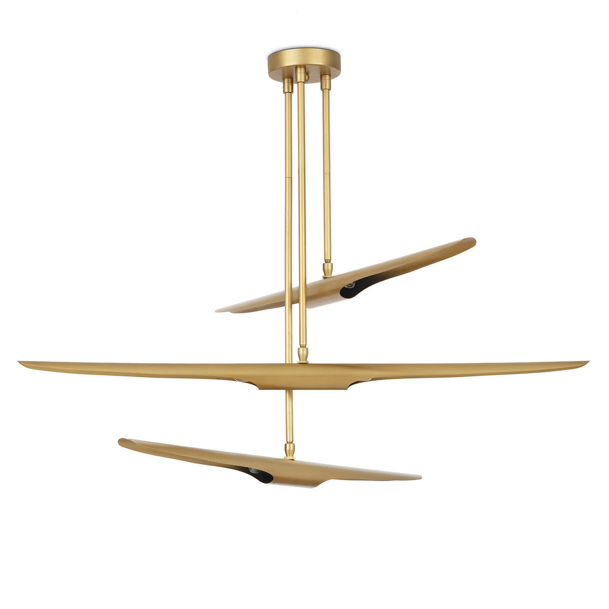 Regina Andrew - 16-1081NB - Six Light Chandelier - Concorde - Natural Brass