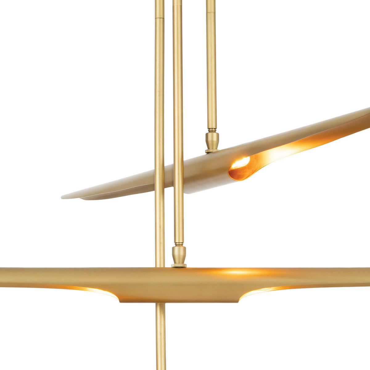 Regina Andrew - 16-1081NB - Six Light Chandelier - Concorde - Natural Brass