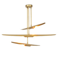 Regina Andrew - 16-1081NB - Six Light Chandelier - Concorde - Natural Brass