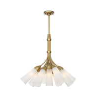 Regina Andrew - 16-1498 - Nine Light Chandelier - Mousseaux - Natural Brass
