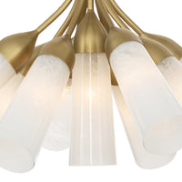 Regina Andrew - 16-1498 - Nine Light Chandelier - Mousseaux - Natural Brass