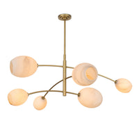 Regina Andrew - 16-1512NB-ALB - Six Light Chandelier - Artemis - Natural Brass