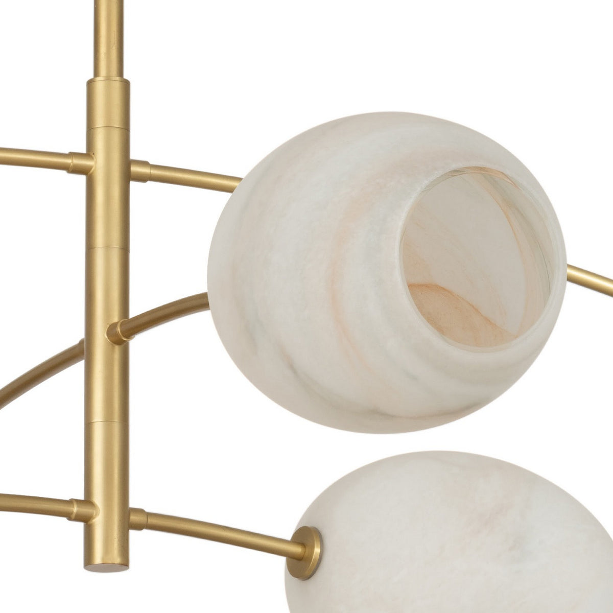Regina Andrew - 16-1512NB-ALB - Six Light Chandelier - Artemis - Natural Brass