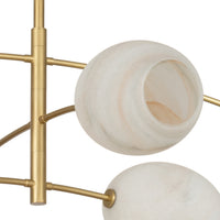 Regina Andrew - 16-1512NB-ALB - Six Light Chandelier - Artemis - Natural Brass