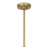 Regina Andrew - 16-1512NB-ALB - Six Light Chandelier - Artemis - Natural Brass