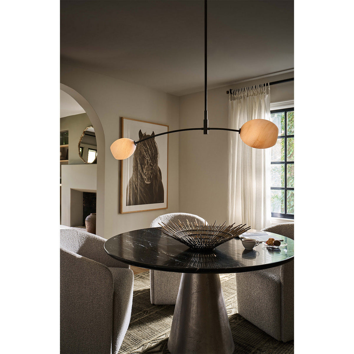 Regina Andrew - 16-1512ORB-ALB - Six Light Chandelier - Artemis - Oil Rubbed Bronze