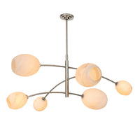 Regina Andrew - 16-1512PN-ALB - Six Light Chandelier - Artemis - Polished Nickel