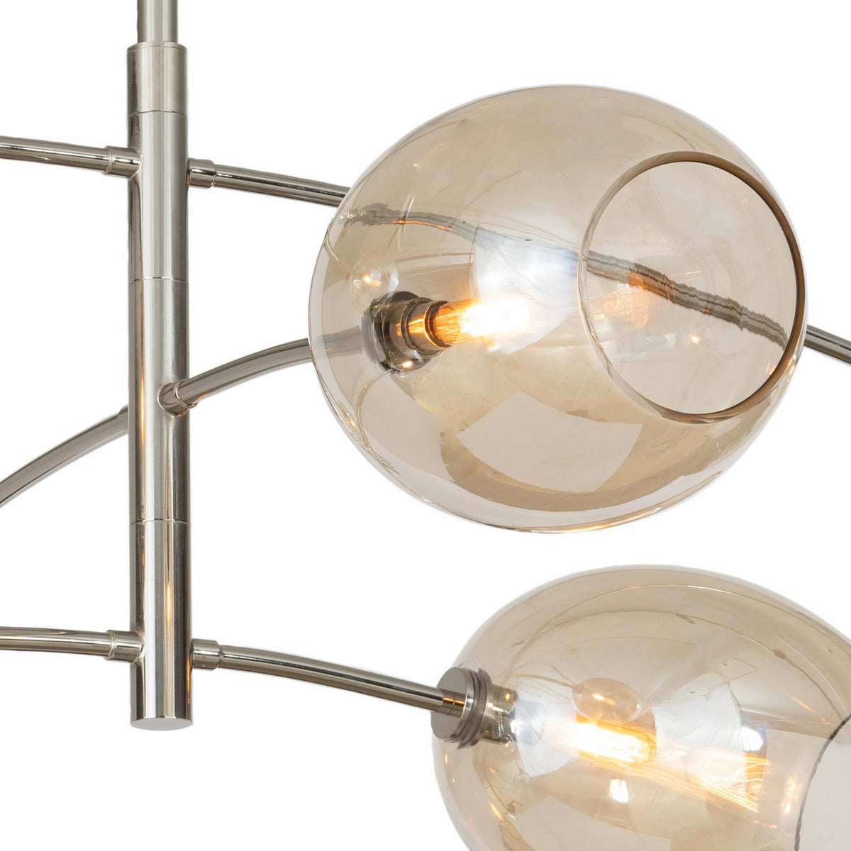 Regina Andrew - 16-1512PN-CHAM - Six Light Chandelier - Artemis - Polished Nickel