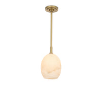 Regina Andrew - 16-1523NB-ALB - One Light Pendant - Artemis - Natural Brass
