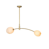 Regina Andrew - 16-1525NB-ALB - Two Light Pendant - Artemis - Natural Brass