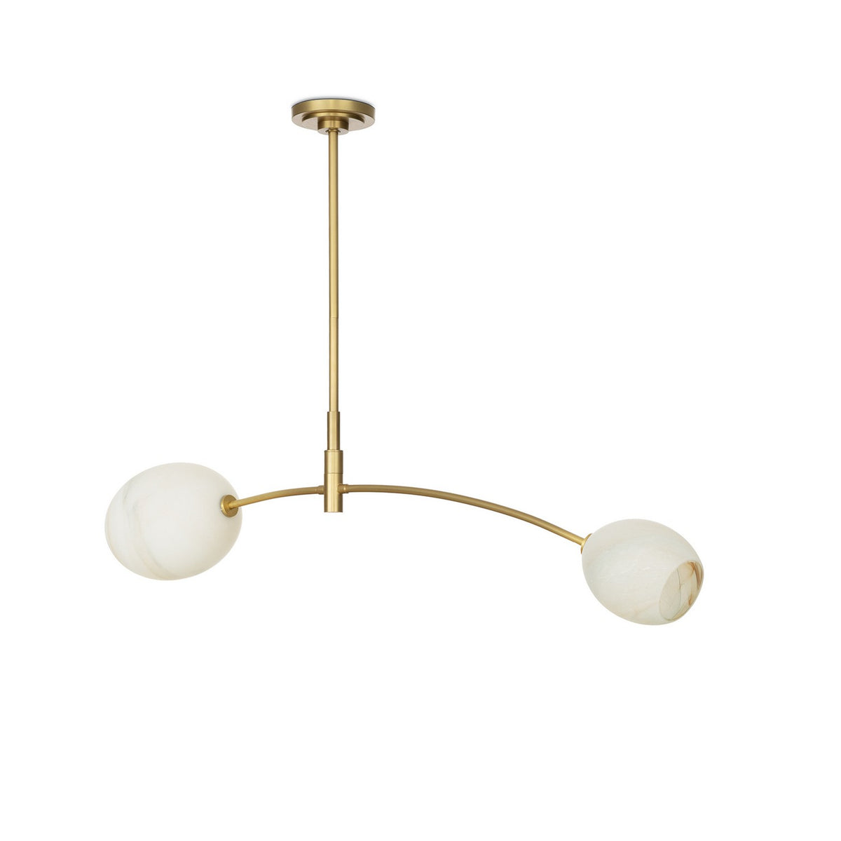 Regina Andrew - 16-1525NB-ALB - Two Light Pendant - Artemis - Natural Brass