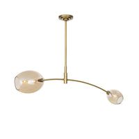 Regina Andrew - 16-1525NB-CHAM - Two Light Pendant - Artemis - Natural Brass