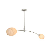 Regina Andrew - 16-1525PN-ALB - Two Light Pendant - Artemis - Polished Nickel