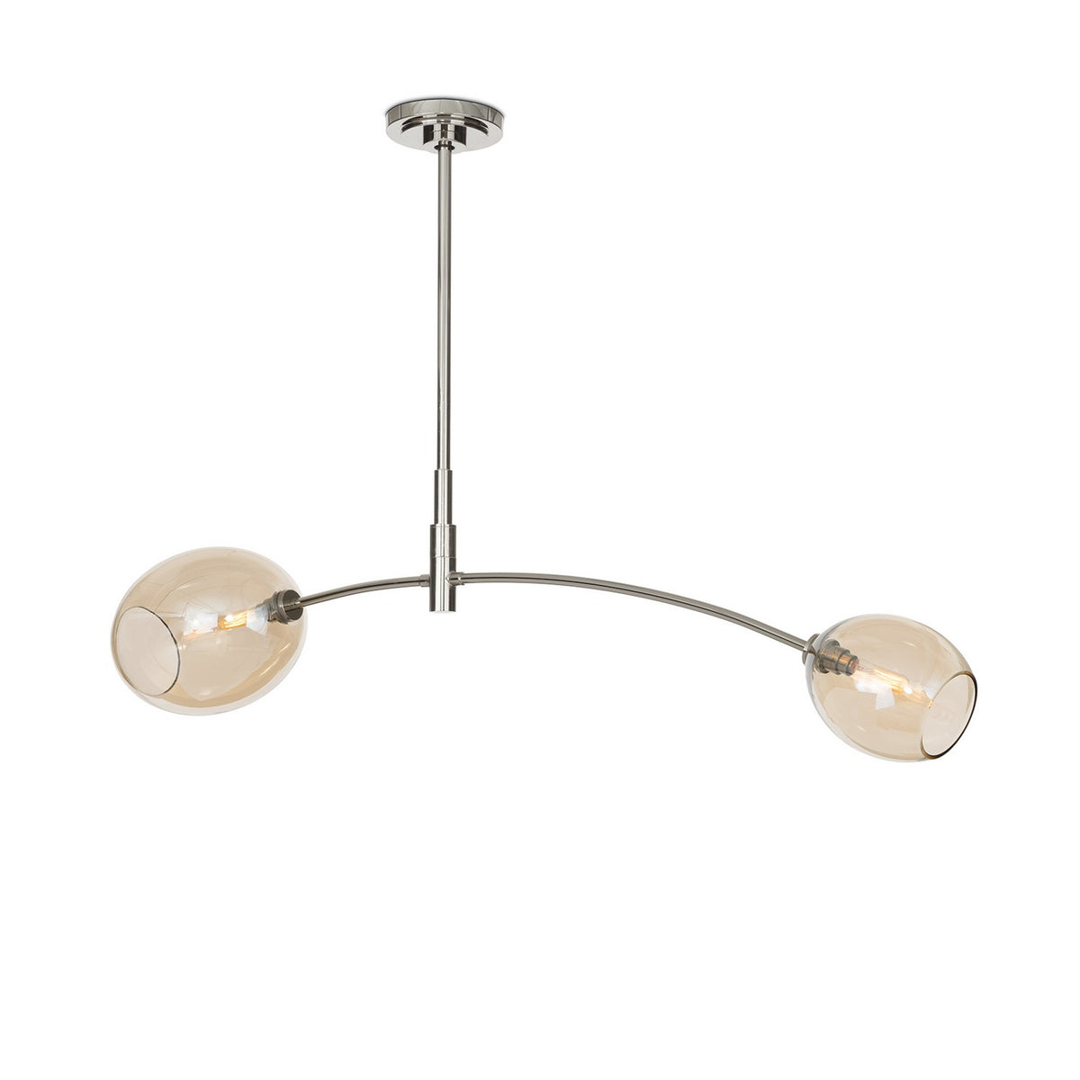 Regina Andrew - 16-1525PN-CHAM - Two Light Pendant - Artemis - Polished Nickel