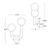Regina Andrew - 17-1033-L - LED Outdoor Wall Sconce - Happy - Black