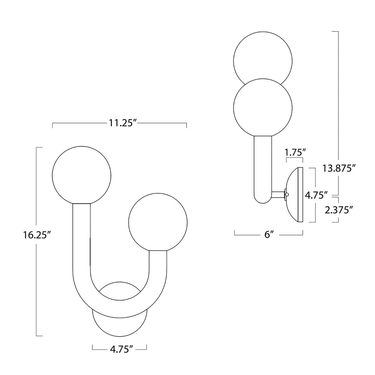 Regina Andrew - 17-1033-R - LED Outdoor Wall Sconce - Happy - Black