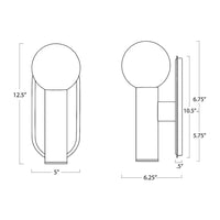 Regina Andrew - 17-1039 - LED Outdoor Wall Sconce - Dion - Black