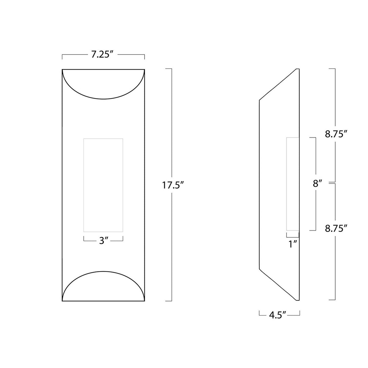 Regina Andrew - 17-1040 - Two Light Wall Sconce - Meyer - Black
