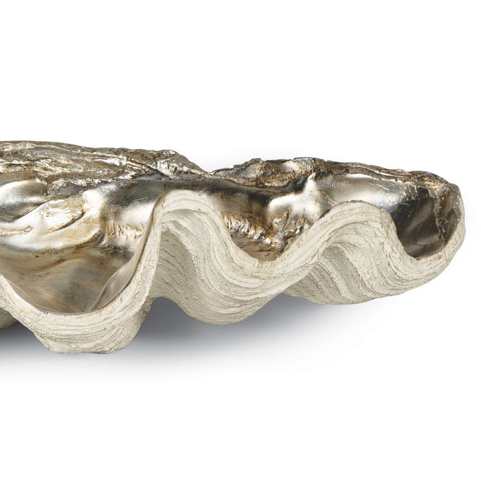 Regina Andrew - 20-1035AMBSL - Bowl - Clam - Ambered Silver Leaf