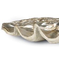 Regina Andrew - 20-1035AMBSL - Bowl - Clam - Ambered Silver Leaf