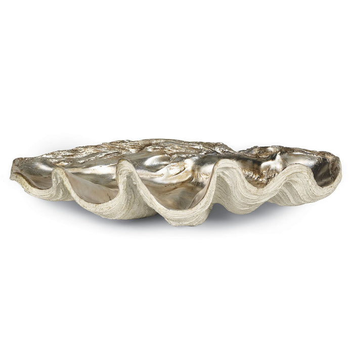 Regina Andrew - 20-1035AMBSL - Bowl - Clam - Ambered Silver Leaf