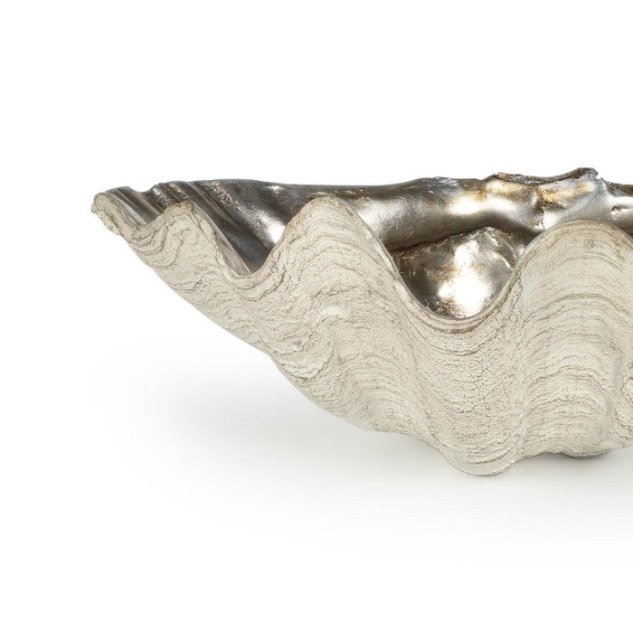 Regina Andrew - 20-1036AMBSL - Bowl - Clam - Ambered Silver Leaf